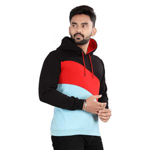 Sweat à capuche en molleton pour hommes avec logo personnalisé en gros Sweatshirts épais et unis produits populaires - Product Image 1