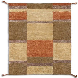 Handloom Gabbeh pamuk halı geleneksel jakarlı kilim düz örgü döngü kazık basit etkileyici tasarım ev dekor mutfak kullanımı - Product Image 1