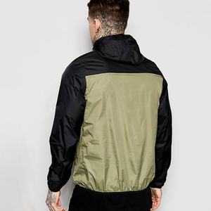 Veste coupe-vent à capuche longue pour homme, prix de gros, haute qualité, style streetwear personnalisé - Product Image 6