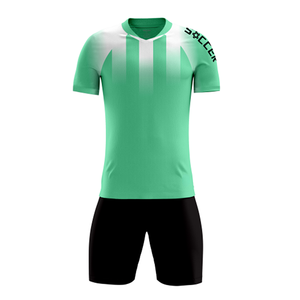 Barato al por mayor de alta calidad de los hombres del equipo de fútbol Set uniformes nuevos diseños de fútbol uniforme Jersey - Product Image 4