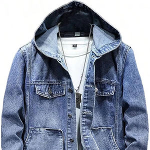 Jeans de Mezclilla para Hombre / Chaqueta Trucker de la Mejor Calidad con Colores Personalizados y Logotipo Personalizado Hecho en Pakistán - Product Image 1