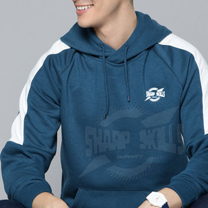 Sudaderas con capucha de diseño personalizado de alta calidad para hombre, peso ligero, algodón, poliéster, teñido liso con cuello con capucha de patrón sólido para invierno - Product Image 4