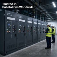Armoire de distribution moyenne tension 24 kV 630 A, unité de commutation annulaire (RMU) HXGN-12, appareillage métallique encastré IP65