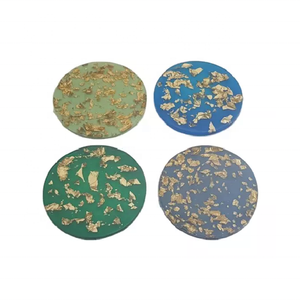 Tapete de ágata con forma Irregular para taza de té, almohadillas de estilo antiguo, hecho a mano, posavasos de vidrio para el hogar - Product Image 5