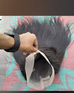 Peluca humana para mujer 100%, cabeza completa sin pegamento, Base de seda, encaje frontal, extensiones de cabello y pelucas usadas para mujer - Product Image 5