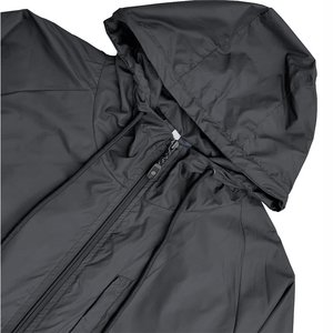 Ventes chaudes, survêtement décontracté d'hiver, coupe-vent, élégant, bleu marine, deux pièces, imperméable, respirant, séchage rapide, 100% nylon, logo personnalisé - Product Image 2