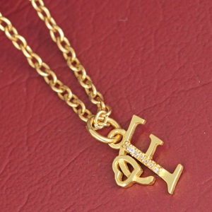 925 <b>Sterling</b> <b>Silver</b> Tiny 'F' <b>Initial</b> Pendant Charm Gold Plated with White CZ Women's <b>Necklace</b>-Fine Jewelry Wholesale - Product Image 5
