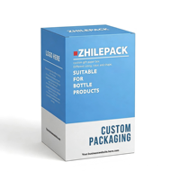 Boîte d'emballage personnalisée pour médicaments, boîte pour produits de santé et vitamines, emballage écologique en carton, emballage de bouteilles colorées avec logo, vente en gros