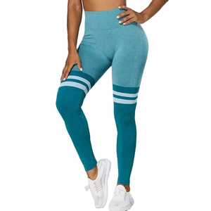 กางเกงเลกกิ้งระบายอากาศได้ดีสำหรับผู้หญิงกางเกงเลคกิ้งผ้าไนลอนนุ่มสบายมีกระเป๋า - Product Image 1