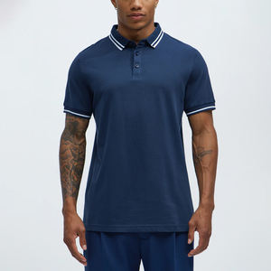 Polos de Manga Corta para Hombre de Alta Calidad con Logotipo Personalizado, Diseño Propio, Poliéster y Elastano, Impresión, Secado Rápido - Product Image 1