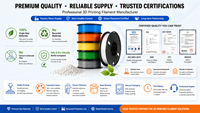 Filament PETG 1,75 mm de qualité supérieure pour impression haute vitesse stable, emballage en vrac en usine, support OEM