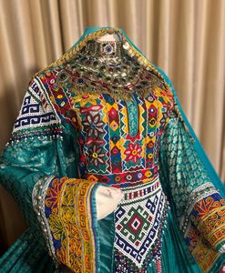 Vêtements traditionnels faits à la main robe afghane haute qualité meilleur matériel afghan Vintage femmes robes 0602 - Product Image 6