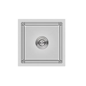 Petit évier de cuisine RV en acier inoxydable à bol unique fait à la main avec passoire - Product Image 1