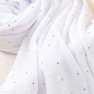 Autumn Premium High Quality Soft Chiffon <b>Hijab</b> Custom Logo <b>Square</b> Eco-Friendly Breathable Anti-Bacterial Quick Dry Lightweight - Product Image 4