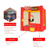 Machine de jeu à griffes humaines populaire, vraies personnes attrapent des cadeaux, machine à grue super grande