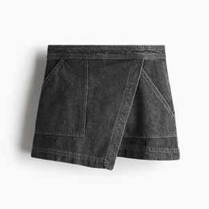 Ladies <b>High</b> <b>Waist</b> Breathable Blue <b>Jean</b> Shorts Comfortable Stretchy Summer Denim with Washed Pockets - Product Image 2