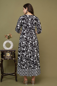 เสื้อคลุมยาวงานปักลวดลายโดรีแบบอินเดีย - Product Image 4