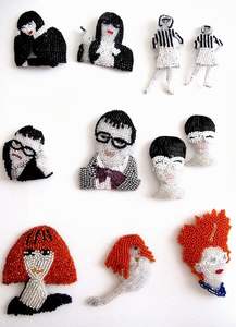 Broches de alambre de lingotes de nuevo diseño de la mejor calidad, broches de alambre de lingotes al por mayor a precio bajo, hermoso broche de cuentas de moda #00756 - Product Image 3