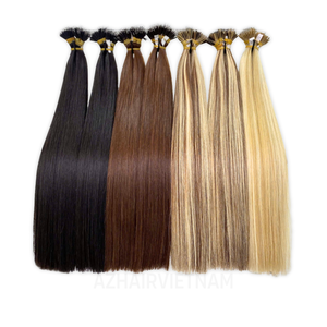 Extensions de cheveux vierges de haute qualité 100% Remy Double Drawn Nano Ring Grand stock de cheveux vietnamiens bruts - Product Image 1