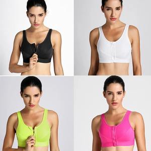 Soutien-gorge de sport pour femmes grande taille, léger, respirant, réversible, fermeture éclair avant, haute performance, vente chaude - Product Image 6