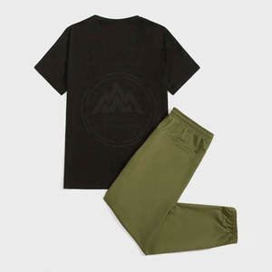 Calidad superior al por mayor transpirable hombres verano traje personalizado manga corta hombres verano traje - Product Image 2