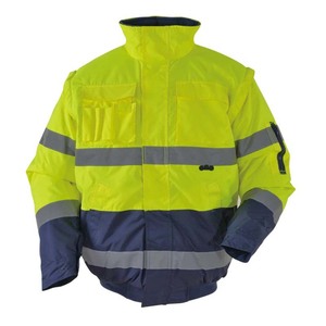 Vêtement de sécurité imperméable pour travailleurs, veste unisexe réfléchissante, softshell réfléchissant, veste de sécurité haute visibilité pour la construction - Product Image 1