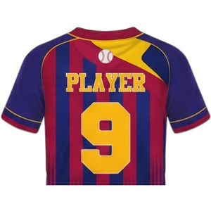 Camisetas de Béisbol para Hombre, Transpirables, de Secado Rápido, Cuello en V, 100% Poliéster, Personalizadas con Impresión por Sublimación, Diseño Sólido, 300 Gramos - Product Image 6