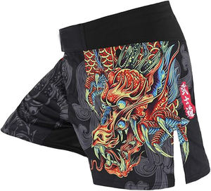 Personalizado de calidad superior de impresión por sublimación MMA compresión corto MMA Muay Thai pantalones cortos para adultos - Product Image 1