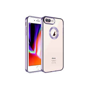 Étui de protection d'appareil photo en silicone de luxe MSRA Omega Logo Show pour iPhone 8 Plus, finition électrolytique bleu Sierra - Échantillon gratuit - Product Image 2