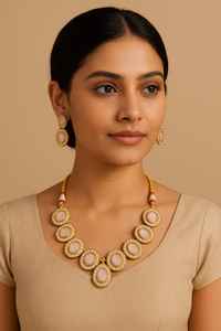 Ensembles de bijoux de mode avec des ensembles de colliers antiques élégants cm et 53gm ensembles de bijoux pour femmes pour mariage - Product Image 2