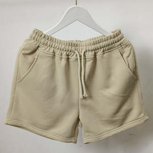 Logo personnalisé Short pour femme en coton polaire Fitness Short de course respirant avec cordon de serrage à la taille avec poches Short surdimensionné décontracté - Product Image 5