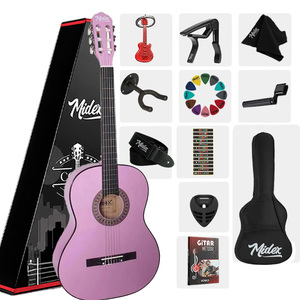 Guitare classique junior de haute qualité Midex CG-36PU-PAK de 36 pouces 3/4 pour enfants (8-12 ans) - Product Image 1