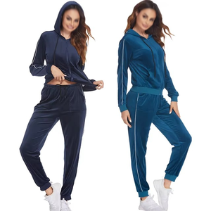 Conjuntos Deportivos para Mujer, Estampados, con Capucha, Casuales |   Conjunto de Ropa de Estar en Casa 100% Algodón Transpirable con Sudadera con Capucha y Pantalones Deportivos - Product Image 4