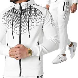 ชุดวอร์มลำลองสำหรับผู้ชายมาใหม่ล่าสุดมีการออกแบบโลโก้ตามสั่ง - Product Image 3