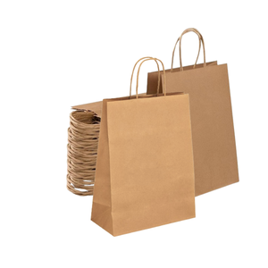 Bolsas de papel Kraft respetuosas con el medio ambiente al por mayor colores personalizados buen precio hecho en Vietnam para embalaje de artículos - Product Image 3