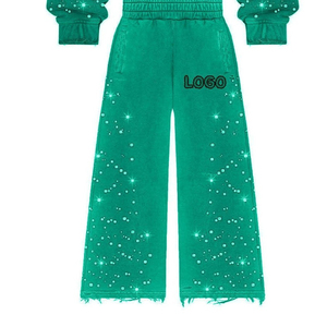 Premium Quality Men <b>Rhinestone</b> TracksuitsLightweight Wholesale Rate Fully Customized anti wrinkle Men <b>Rhinestone</b> Tracksuits - Product Image 3