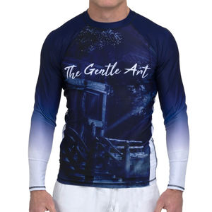 Camiseta Deportiva de Manga Larga para Hombre, Diseño 2026, Spandex/Nylon, Transpirable, Resistente, Color Sólido, para las 4 Estaciones - Product Image 1