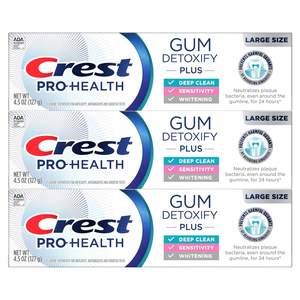 Pasta Dental Crest Pro-Health Gum Detoxify Plus, 4.5 oz, Paquete de 3 - Product Image 4