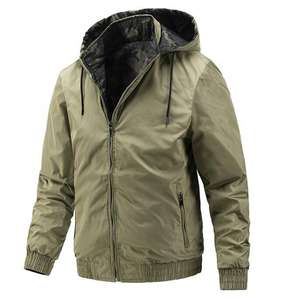 Chaqueta Bomber con Capucha y Cuello Alto, Impermeable, Transpirable, Ecológica, Rellena de Plumón, Ligera, Estilo Urbano, OEM - Product Image 6