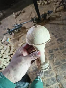 Deep Relaxation Kansa <b>Wand</b> Set Teak Wood Handle Body <b>Massager</b> with Comfortable Grip Eco-Friendly Face Foot - Product Image 2