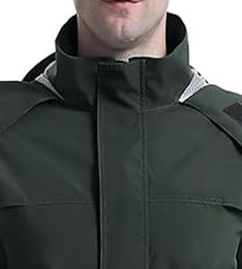 Logo personnalisé Coupe-vent pour homme Veste de pluie Veste coupe-vent d'extérieur avec veste de style américain téléchargée par Dress Sports - Product Image 2