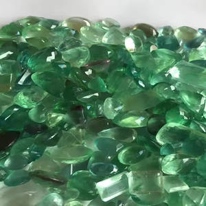 อัญมณีฟลูออไรต์ธรรมชาติเกรด AAA ที่มีสีเขียวสดใสและมีความคมชัดและคุณภาพสูงหินหลวมที่ได้รับการรับรองจาก IGI - Product Image 2