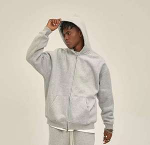 เสื้อฮู้ดมีซิปสำหรับผู้ชายเสื้อฮู้ดมีซิปพิมพ์ลายสตรีทมีฮู้ดแนวสตรีทคุณภาพระดับพรีเมียมสั่งพิมพ์ลายได้ - Product Image 4