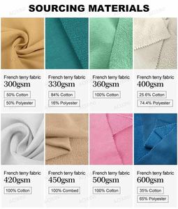 Chándales deportivos de fitness de gran tamaño personalizados al por mayor, conjuntos de sudaderas con capucha de algodón 100% de alta calidad, logotipo bordado tejido con etiqueta privada - Product Image 4