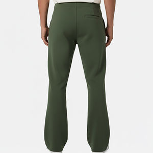 กางเกงขายาวทรงบอยเฟรนด์สไตล์สตรีทแวร์รุ่นใหม่ปี 2025 ขากว้าง ติดกระดุม ผ้าวอช ใส่สบาย ระบายอากาศได้ดี น้ำหนักเบา ทรงขาบาน สำหรับผู้ชาย - Product Image 2