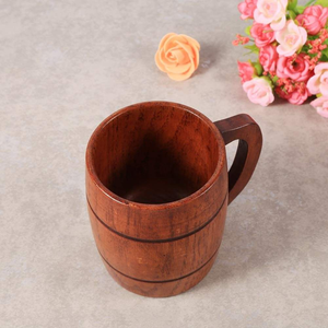 Mug en bois artisanal classique pour la maison, le bureau, l'hôtel, mug à bière en bois, mug à thé de qualité supérieure par saniya handicraft - Product Image 1