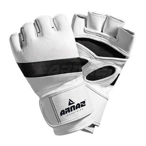 Gants MMA à paume ouverte avec poignet réglable pour un ajustement sûr des gants MMA en cuir PU pour l'entraînement, la forme physique et la pratique du combat - Product Image 1