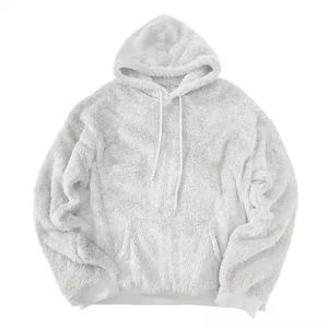 Suéter de punto de diseño personalizado para hombre, prendas de punto a rayas difusas, Sudadera con capucha de manga larga de invierno, abrigo peludo de punto para hombre personalizado - Product Image 2