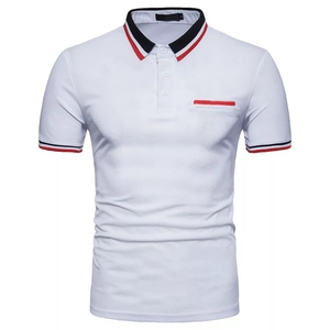 Polo de algodón 100% de alta calidad para hombre, diseño personalizado, peso ligero, respetuoso con el medio ambiente, manga corta, hombro caído - Product Image 4