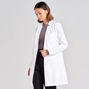 Uso hospitalario Desgaste de laboratorio Menos precio 100% Algodón Doctor Bata de laboratorio Precio uniforme Conjuntos blancos Bata de laboratorio - Product Image 5